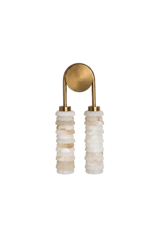 Dual Strata Alabaster Wall Lamp — Samu Lighting LED Wall Lights 40.0W 3000K
