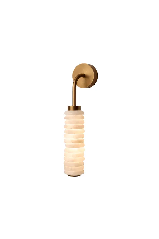 Stacked Strata Alabaster Wall Lamp — Samu Lighting LED Wall Lights 40.0W 3000K