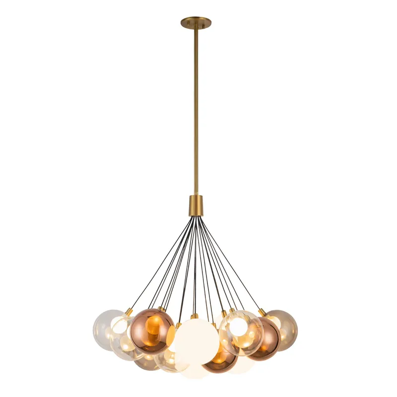 Bolla 28-in Chandelier — Kuzco Lighting LED Landscape Lights  3000K