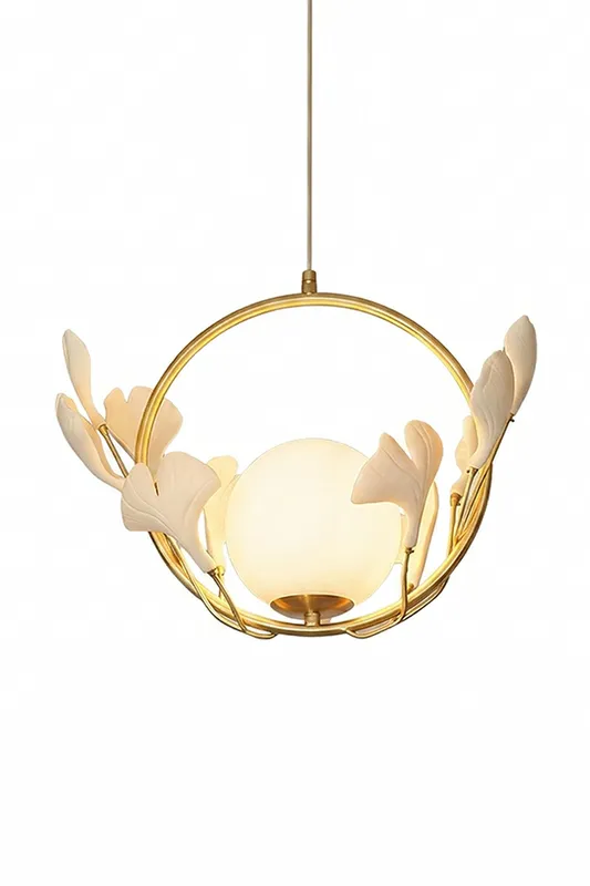 Golden Gingko Halo Pendant Light — Samu Lighting LED Landscape Lights 15.0W 