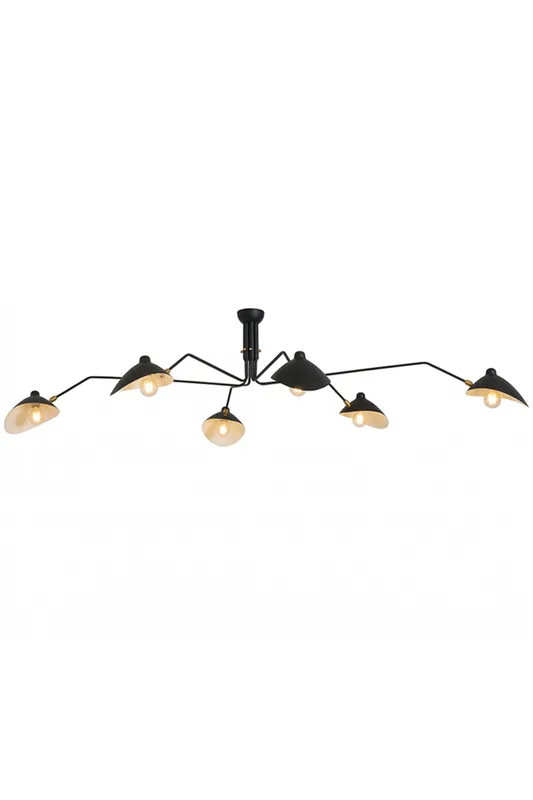 Articulated Multi Arm Spider Ceiling Light — Samu Lighting LED Post Top Lights 60.0W 