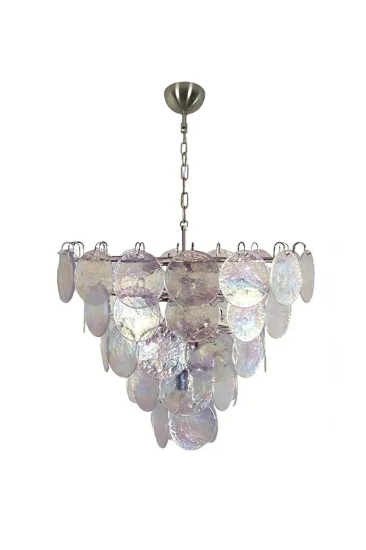 Iridescent Glass Disc Chandeliers — Samu Lighting LED Landscape Lights 40.0W 