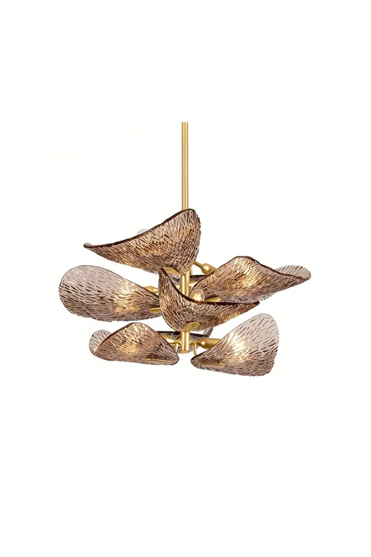 Cardiff Textured Wave Chandelier — Samu Lighting LED Landscape Lights 40.0W 