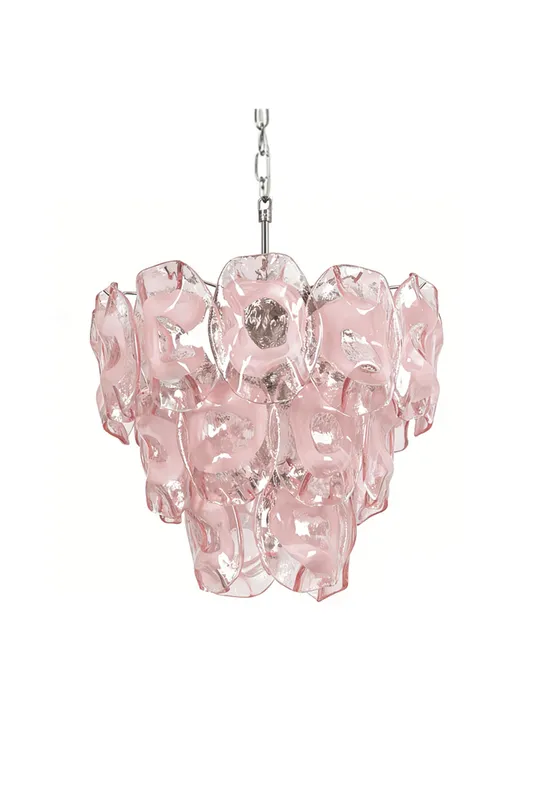 Frostelle Pink Glass Chandelier — Samu Lighting LED Landscape Lights 40.0W 