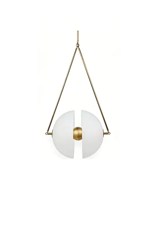 Split Hemisphere Oyster Glass Pendant Light — Samu Lighting LED Landscape Lights 40.0W 