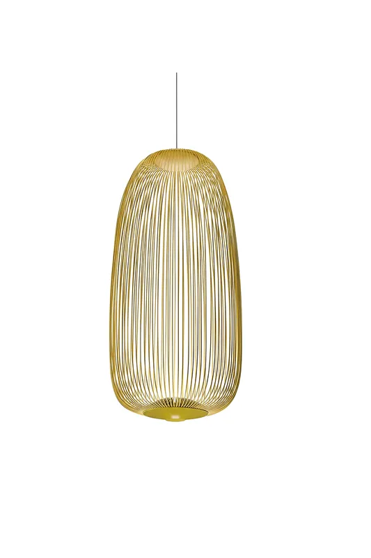 Minimalist Elliptical Wire Cage Pendant Light — Samu Lighting LED Landscape Lights 15.0W 