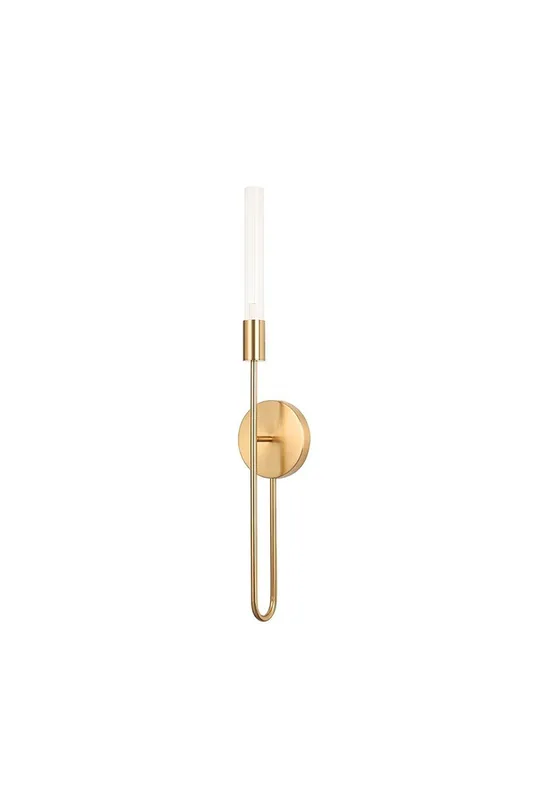 Slender U-Shape Glass Wall Sconce — Samu Lighting LED Wall Lights 15.0W 