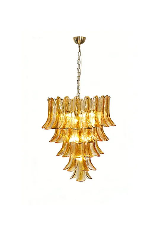 Tiered Amber Lily Chandelier — Samu Lighting LED Landscape Lights 40.0W 