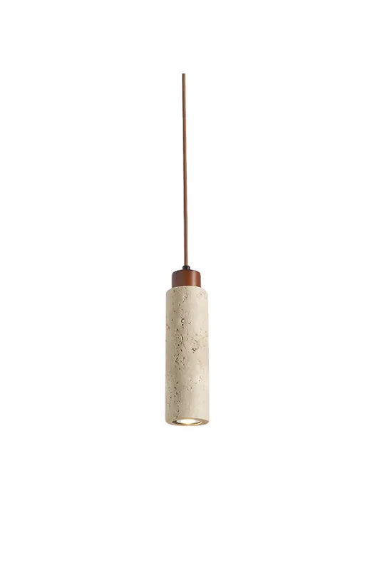 Stone Cylinder Pendant Light — Samu Lighting LED Downlights 60.0W 