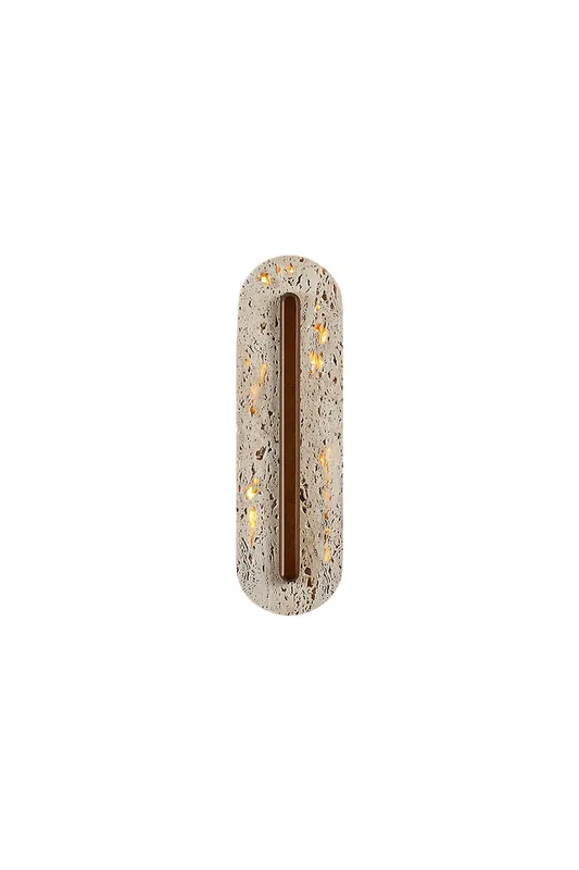 Travertine Slab Wall Sconce — Samu Lighting LED Wall Lights 13.0W 3000K