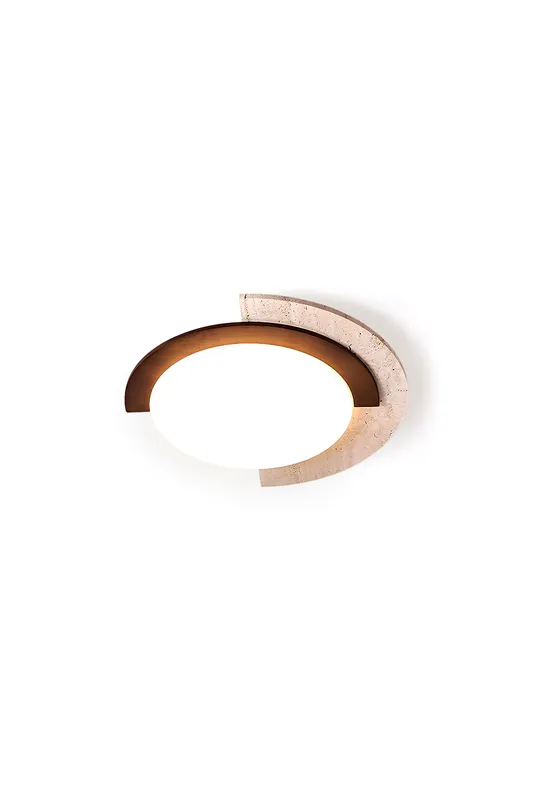 Halo Travertine Ceiling Light — Samu Lighting LED Post Top Lights 52.0W 3000K
