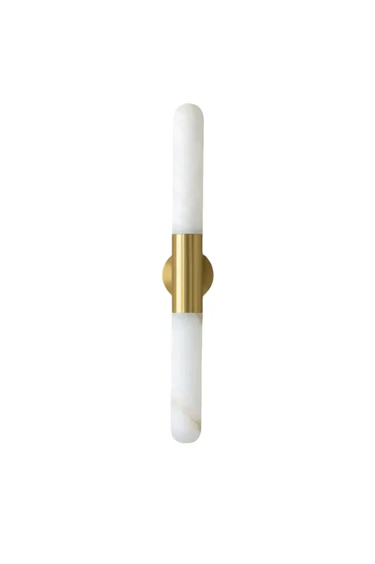 Double-Headed Alabaster Wall Lamp — Samu Lighting LED Wall Lights 40.0W 2700K