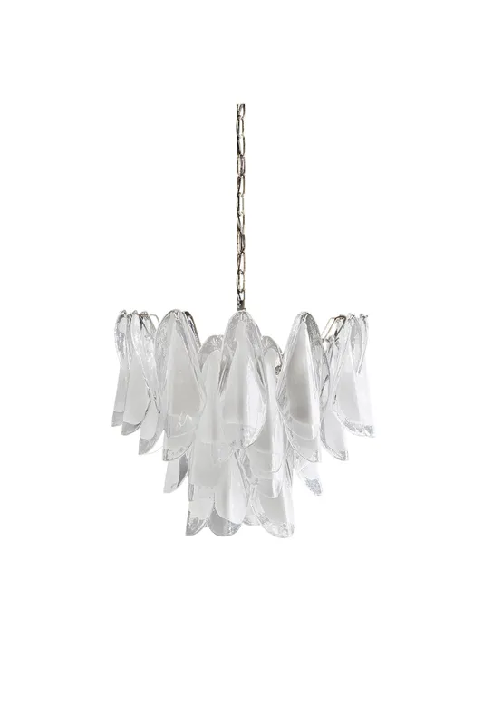 Art White Petal Glass Chandelier — Samu Lighting LED Landscape Lights 40.0W 