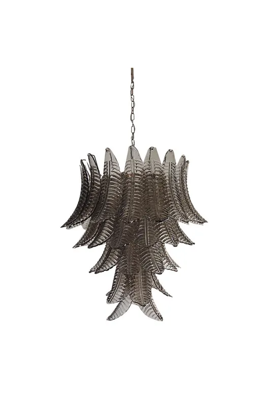 Gray Art Leaf Chandelier — Samu Lighting LED Landscape Lights 80.0W 