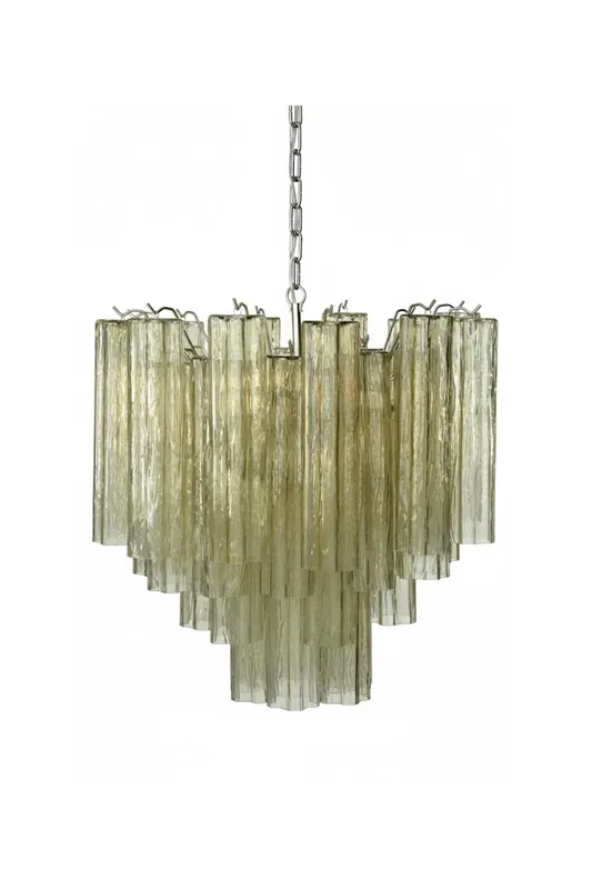 Clear Amber Art Tube Chandelier — Samu Lighting LED Landscape Lights 40.0W 