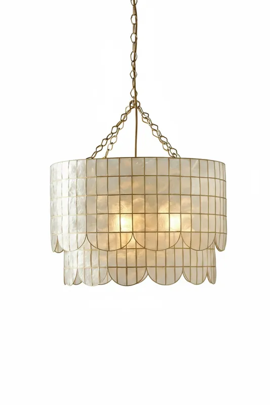 Hailee Capiz Chandelier — Samu Lighting LED Landscape Lights 60.0W 