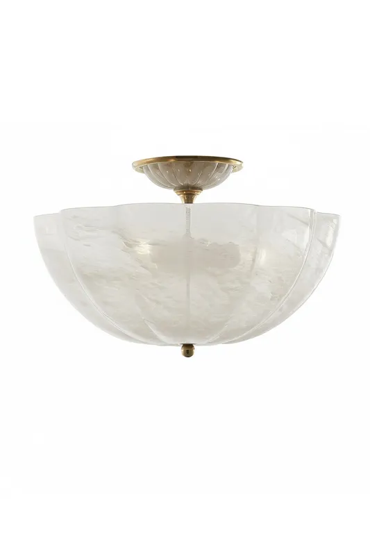 LumaGlass Semi-Flush Light — Samu Lighting LED Post Top Lights 40.0W 