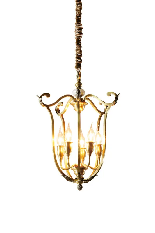 Golden Scroll-Lantern Chandelier — Samu Lighting LED Landscape Lights 15.0W 