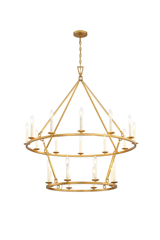Two-Tiered Ring Chandelier — Samu Lighting LED Landscape Lights 20.0W 