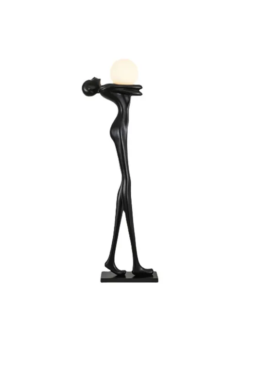 Embrace Ball Sculpture Floor Lamp — Samu Lighting LED Temporary & Work Lights 40.0W 