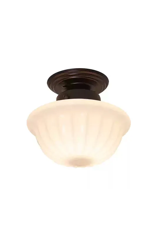 Milk Glass Ceiling Light — Samu Lighting LED Post Top Lights 20.0W 