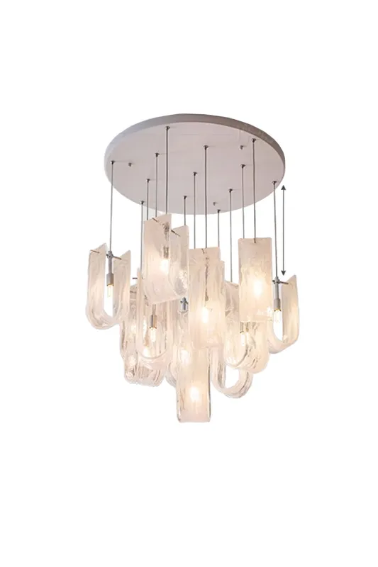 U-shaped Fog Glass Chandelier — Samu Lighting LED Landscape Lights 20.0W 