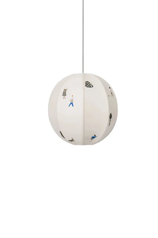 Fabric Embroidery Round Pendant Lamp — Samu Lighting LED Landscape Lights 20.0W 