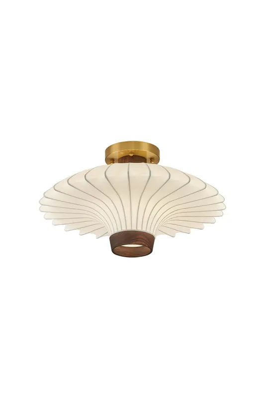 Silk Solid Wood Ceiling Lamp — Samu Lighting LED Post Top Lights 12.0W 