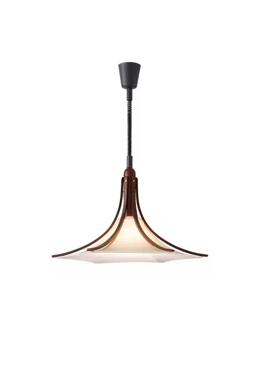 Solid Wood Vintage Trumpet Pendant Lamp — Samu Lighting LED Landscape Lights 12.0W 