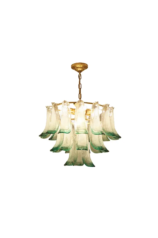 Vistosi-Style Glass Petal Chandelier — Samu Lighting LED Landscape Lights 40.0W 