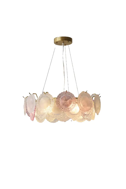 Vistosi-Style Glass Disc Chandelier — Samu Lighting LED Landscape Lights 40.0W 