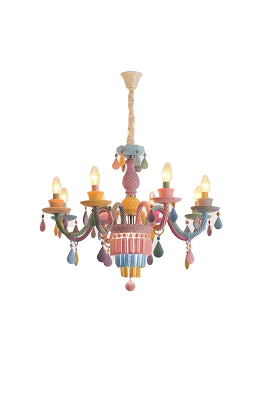 New Macaron Children's Candle Chandelier — Samu Lighting LED Landscape Lights 60.0W 