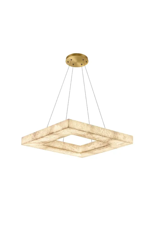 Oval Anita Alabaster Chandelier — Samu Lighting LED Landscape Lights 80.0W 3000K