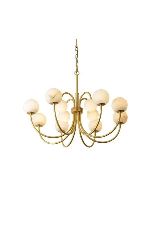 Alabaster Spherical Radial Chandelier — Samu Lighting LED Landscape Lights 40.0W 