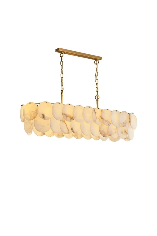 Modern Luxury Round Alabaste Chandelier — Samu Lighting LED Landscape Lights 40.0W 
