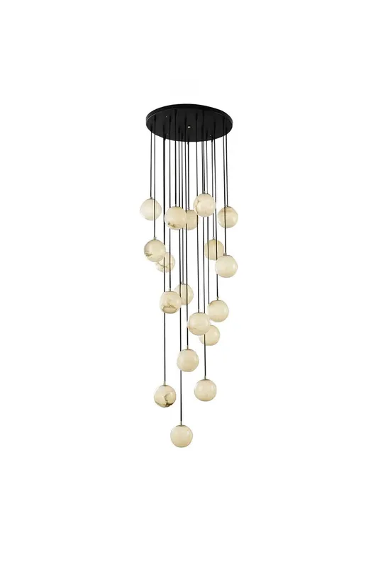 Alabaster Balls Cluster Chandelier — Samu Lighting LED Landscape Lights 80.0W 