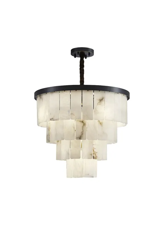 Luxurious Cascading Snow Plaster Chandelier — Samu Lighting LED Landscape Lights 80.0W 