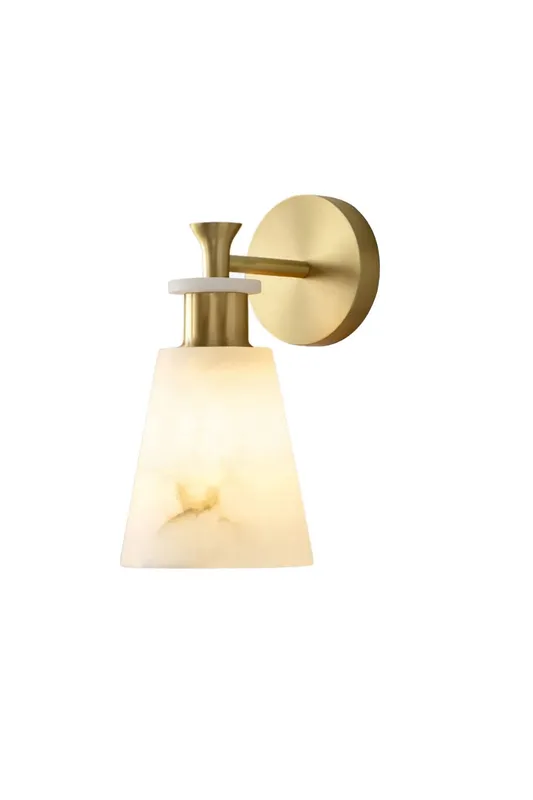 Tapered Alabaster Wall Sconce — Samu Lighting LED Linear Lights 8.0W 