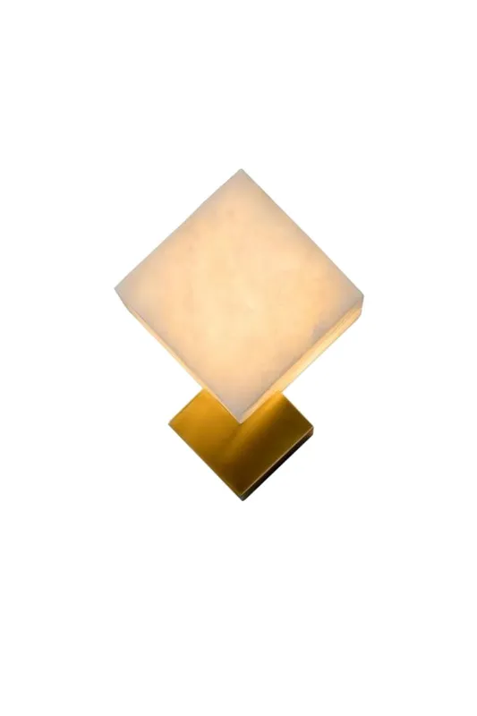 Block Alabaster Wall Sconce — Samu Lighting LED Wall Lights 8.0W 