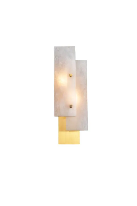Modern Alabaster Rectangle Wall Lamp — Samu Lighting LED Wall Lights 8.0W 