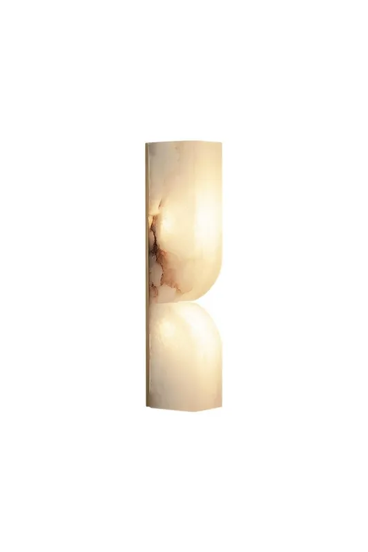 Rectangular Alabaster Essence Wall Sconce — Samu Lighting LED Wall Lights 8.0W 3000K