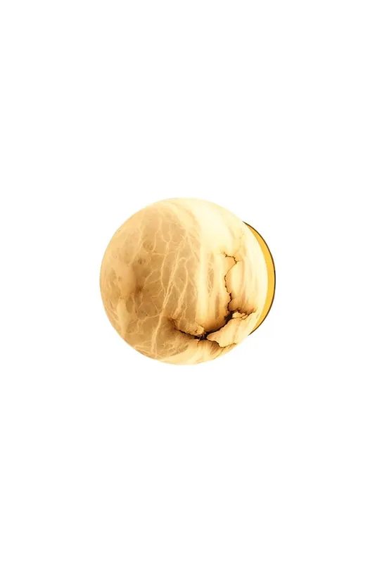 Snow-Vein Stone Globe Wall Lamp — Samu Lighting LED Wall Lights 8.0W 