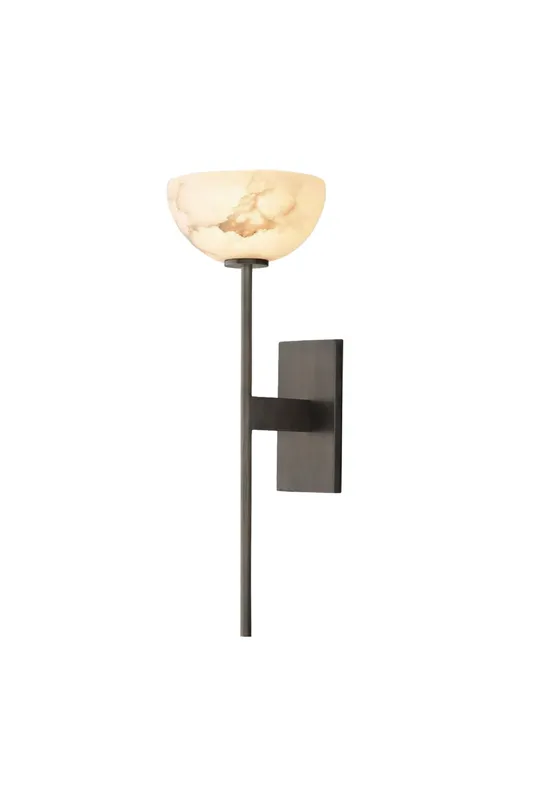 Alabaster Cup Wall Lamp — Samu Lighting LED Wall Lights 8.0W 3000K