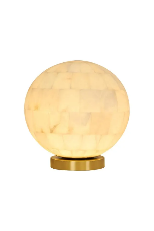 Alabaster Ball Table Lamp — Samu Lighting LED Temporary & Work Lights 60.0W 