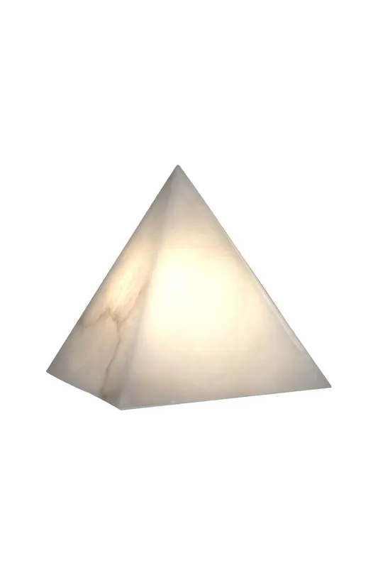 Alabaster Pyramid Table Lamp — Samu Lighting LED Temporary & Work Lights 60.0W 