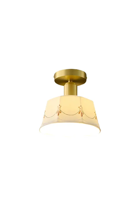 Ceramic Printed Ceiling Light — Samu Lighting LED Post Top Lights 40.0W 