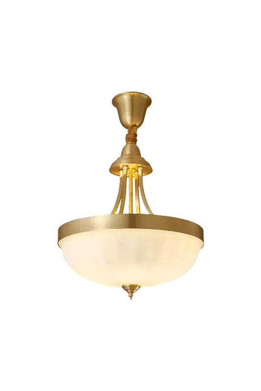 Vintage Brass Glass Pendant Lamp — Samu Lighting LED Landscape Lights 40.0W 