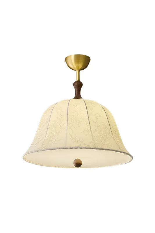 Fabric Brass Pendant Lamp — Samu Lighting LED Landscape Lights 40.0W 