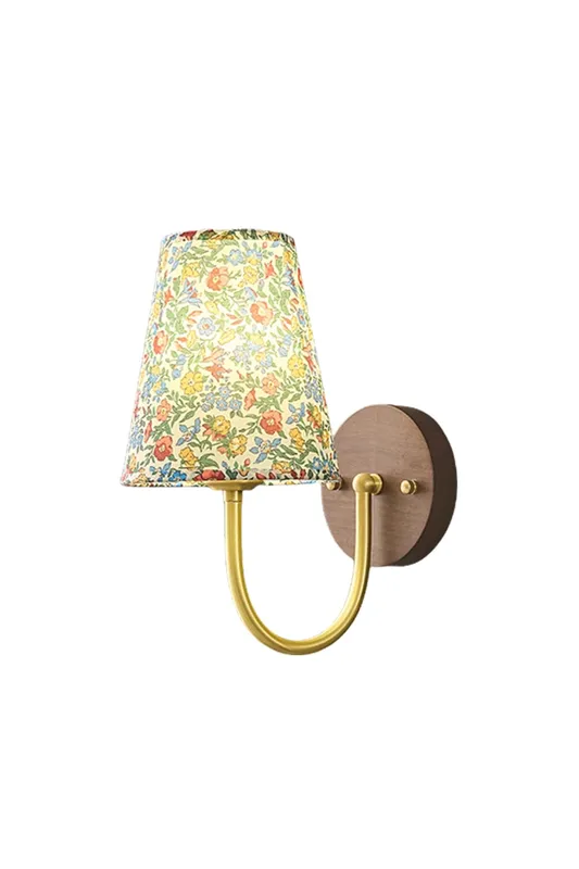 Retro Printed Fabric Wall Lamp — Samu Lighting LED Wall Lights 40.0W 