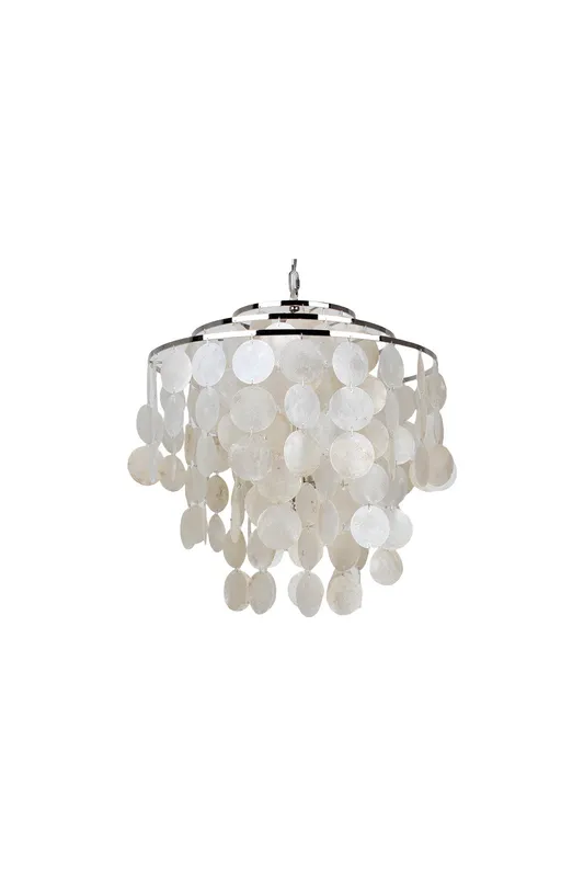 Modern Tiered Capiz Shell Chandelier — Samu Lighting LED Landscape Lights 60.0W 